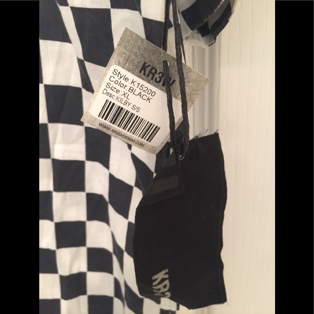 Krew Checkerboard button down - Picture 2 of 2